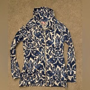 Lilly Pulitzer Zip Up Sweatshirt